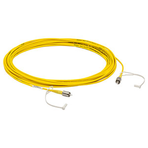 P1-630A-FC-10 - Single Mode Patch Cable, 633 - 780 nm, FC/PC, Ø3 mm Jacket, 10 m Long