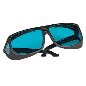 LG7 - レーザ保護メガネ、ティールブルーレンズ、可視光透過率：35%、ユニバーサルタイプ