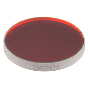 DMLP605 - Ø1" Longpass Dichroic Mirror, 605 nm Cut-On