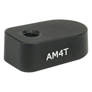 AM4T - 4° 角度付きブロック、#8-32タップ穴、#8-32ネジ付きポスト取付け可能(インチ規格)