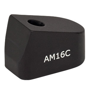 AM16C - 16°角度付きブロック、#8ザグリ穴、#8-32ネジ付きポスト取付け可能(インチ規格)