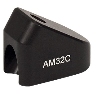 AM32C - 32° 角度付きブロック、#8ザグリ穴、#8-32ネジ付きポスト取付け可能(インチ規格)