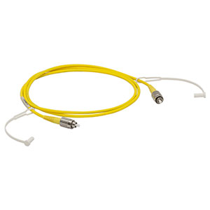 P1-1550A-FC-1 - Single Mode Patch Cable, 1460-1620 nm, FC/PC, Ø3 mm Jacket, 1 m Long