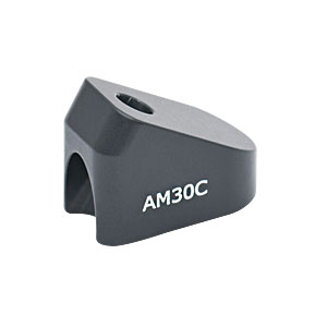 AM30C - 30° 角度付きブロック、#8ザグリ穴、#8-32ネジ付きポスト取付け可能(インチ規格)