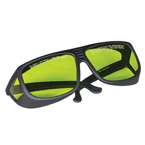 LG1 - レーザ保護メガネ、ライトグリーンレンズ、可視光線透過率：59%、ユニバーサルタイプ