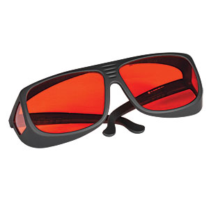LG3 - レーザ保護メガネ、ライトオレンジレンズ、可視光透過率：48%、ユニバーサルタイプ