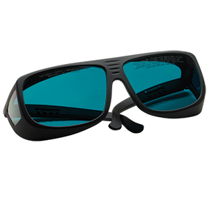 LG4 - レーザ保護メガネ、ダークブルーレンズ、可視光透過率：12%、ユニバーサルタイプ