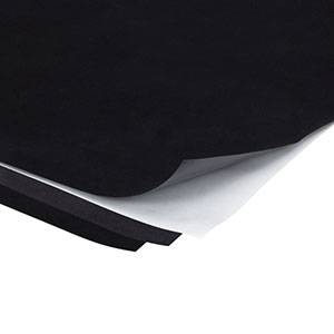 BFP1 - 黒色フロック加工紙、762 mm x 762 mm
