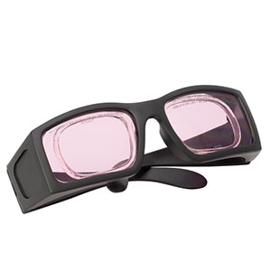 LG5A - レーザ保護メガネ、ピンクレンズ、可視光透過率：61%、コンフォートタイプ