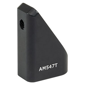 AM547T - 54.7° 角度付きブロック、#8-32タップ穴、#8-32ネジ付きポスト取付け可能(インチ規格)
