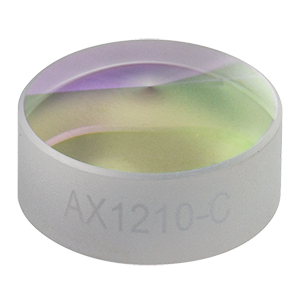 AX1210-C - 10.0°, 1050 - 1700 nm AR Coated UVFS, Ø1/2in (Ø12.7 mm) Axicon