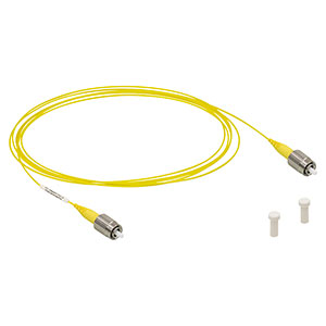 P1-1064Y-FC-2 - Single Mode Patch Cable, 980 - 1650 nm, FC/PC, Ø900 µm Jacket, 2 m Long