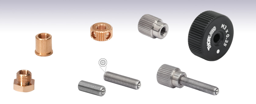 M3 x 0.25 mm六角穴付き精密アジャスター