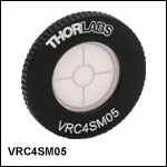 アライメントディスク、赤外(IR)光用、790～840 nm、870～1070 nm、1500～1590 nm