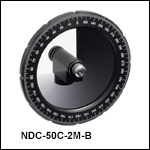 円形可変型NDフィルタ、マウント付き、ARコーティング付き：650～1050 nm