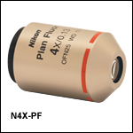 Nikon製プランフルオール(プランフルオリート)対物レンズ、性能検証済み