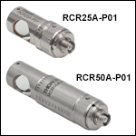 小型の反射型コリメータ、保護膜付き銀コーティング、FC/APC
