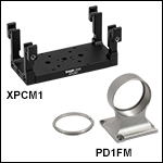 30 mmケージシステム用アダプタと光学マウント