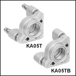 Ø1/2in SM05-Threaded Kinematic Mirror Mounts, 2 Adjusters