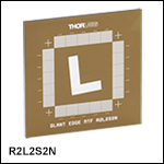 Ronchi Ruling Slant Edge Targets, 2in x 2in