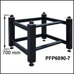 パッシブ除振支柱フレーム、700 mm(受注生産)
