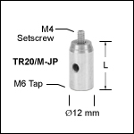 Ø12 mmステンレス製ポスト