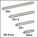 SRシリーズ アセンブリロッド、16 mmケージシステム用