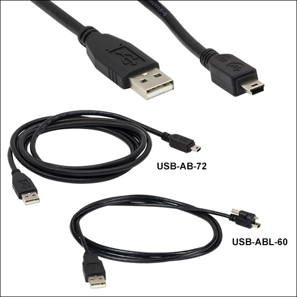 USB2.0ケーブル、USB3.0ケーブル、USB電源ケーブル