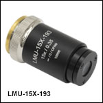 UV集光対物レンズMicroSpot®、レーザーライン対応ARコーティング付き