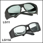 レーザ保護眼鏡、可視光透過率75%