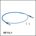 InF<sub>3</sub>ファイバーパッチケーブル、コア径Ø100 µm、NA 0.26