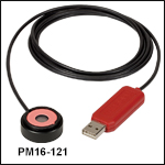 小型USBパワーメータ、標準型フォトダイオードセンサ付き