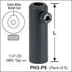 標準型ポストホルダのセット：Ø12 mm～Ø12.7 mm(Ø1/2インチ)ポスト用