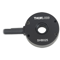 SHB025 コントローラ付き光学ビームシャッタ、開口Ø6.4 mm(Ø1/4