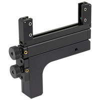 XYF1/M XYマウント、12.7 mm～76.2 mm長方形光学素子用、M4タップ穴