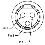 Pinout details for DC40 Power connector
