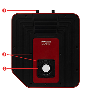Power Supply and USB Connectors of the TOF1550