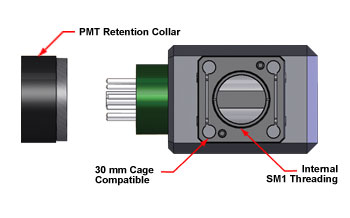 Solidwork Drawing of PMT in Housing