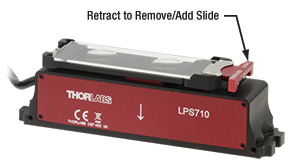 LPSA1 Microscope Slide Holder Mounted on the LPS710 Piezo Stage