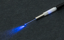 Fiber Optic Cannula Properly Connected