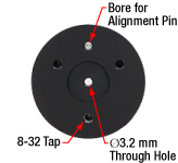 Mounting Features on Off-Axis Parabolic Mirror