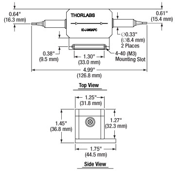 IO-J-940APC Mechanical Drawing