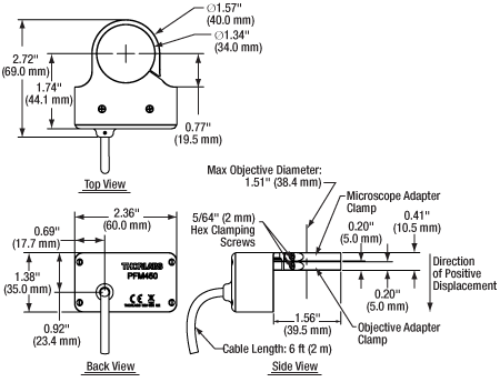 PFM450 Mechanical Drawing