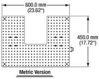 Drawing of Metric XY Platform
