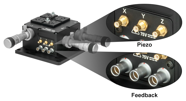 NanoMax™3軸フレクシャーステージ
