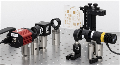 Basic Benchtop Microscope Setup Using Sliding Posts