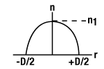 GRIN Lens Refractive Index Variation