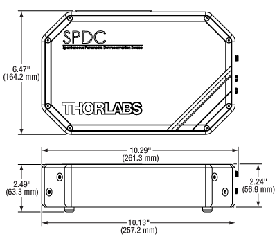 SPDC Source Housing Dimensions