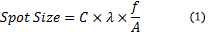 Spot Size