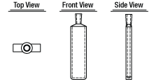 Synthetic Quartz Glass Cuvettes Drawing